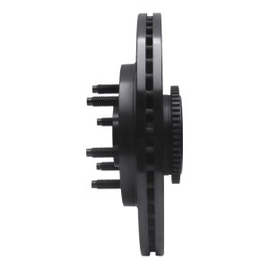 Ford F-150 Brake Rotor (1) - Front Right - R1 Concepts - Drilled & Slotted - Black - `04-`08